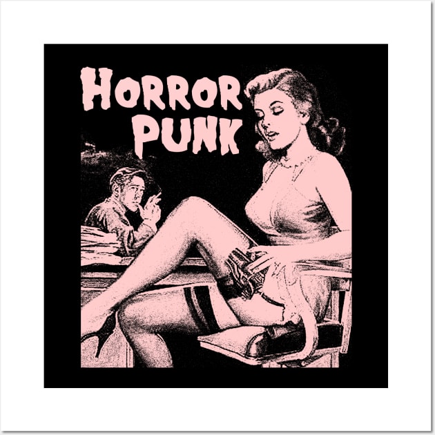 retro horror punk Wall Art by psninetynine